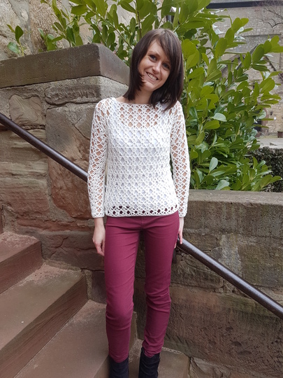 Häkelanleitung Pulli Feeling, Alle Größen