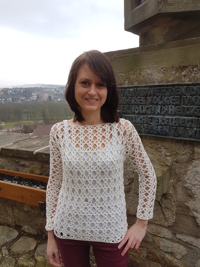 Häkelanleitung Pulli Feeling, Alle Größen