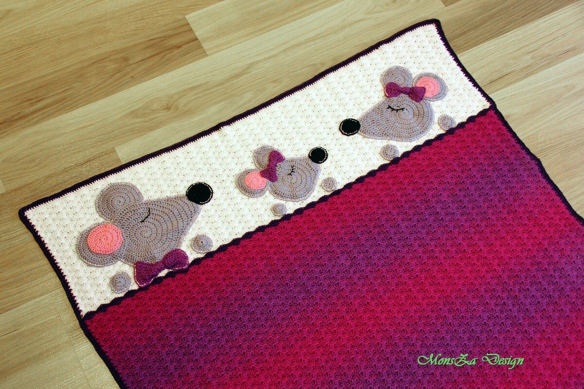 Babydecke Lilly - Häkelanleitung