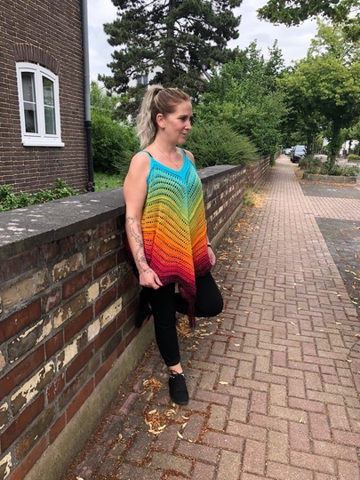 Häkelanleitung Hängerchen "Rainbow" - alle Größen