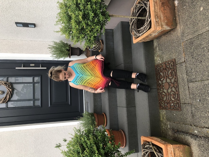 Häkelanleitung Hängerchen "Rainbow" - alle Größen