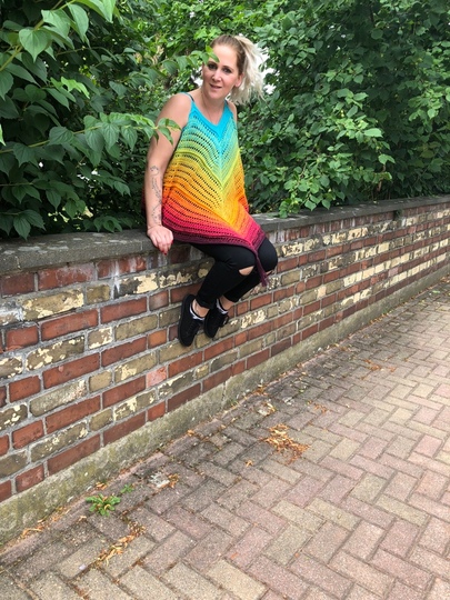 Häkelanleitung Hängerchen "Rainbow" - alle Größen