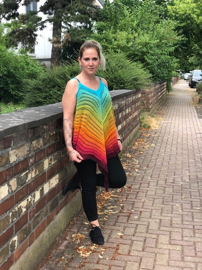 Häkelanleitung Hängerchen "Rainbow" - alle Größen