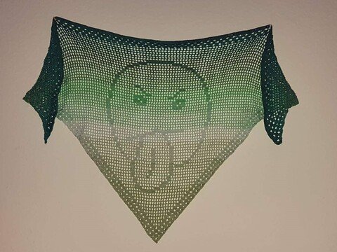 Motivtuch "Kónane", Häkelanleitungen