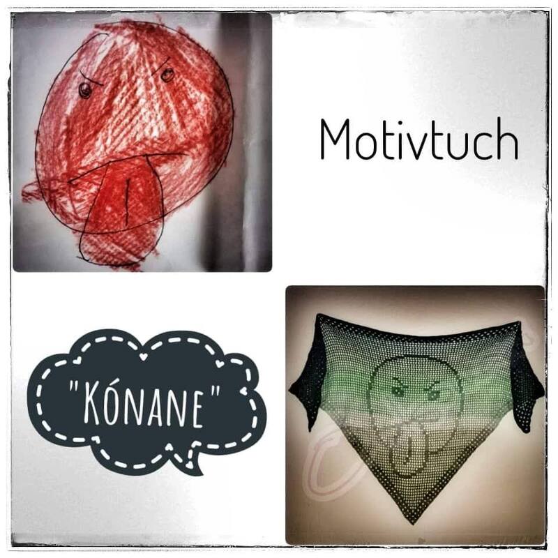 Motivtuch "Kónane", Häkelanleitungen - Bild 2
