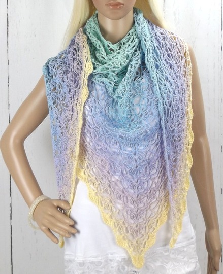 Häkelanleitung Dreieckstuch "Fantasia"