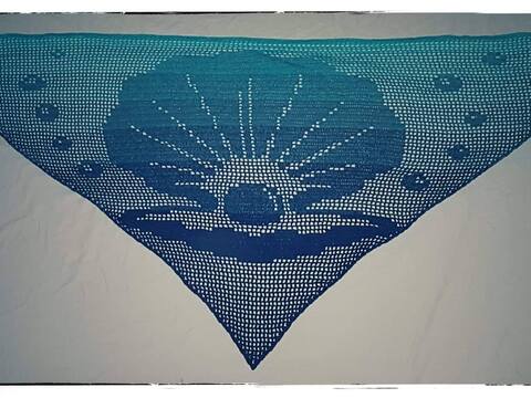 Motivtuch "Mejono", Häkelanleitung