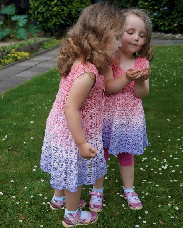 Häkelanleitung Sparset Kleid No.3+Tunika (Alle Größen)