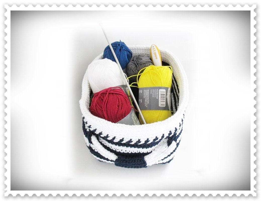 Häkelanleitung / Korb für Landratten - Bild 2