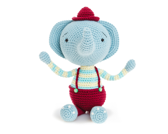 Amigurumi pattern, crochet elephant pattern