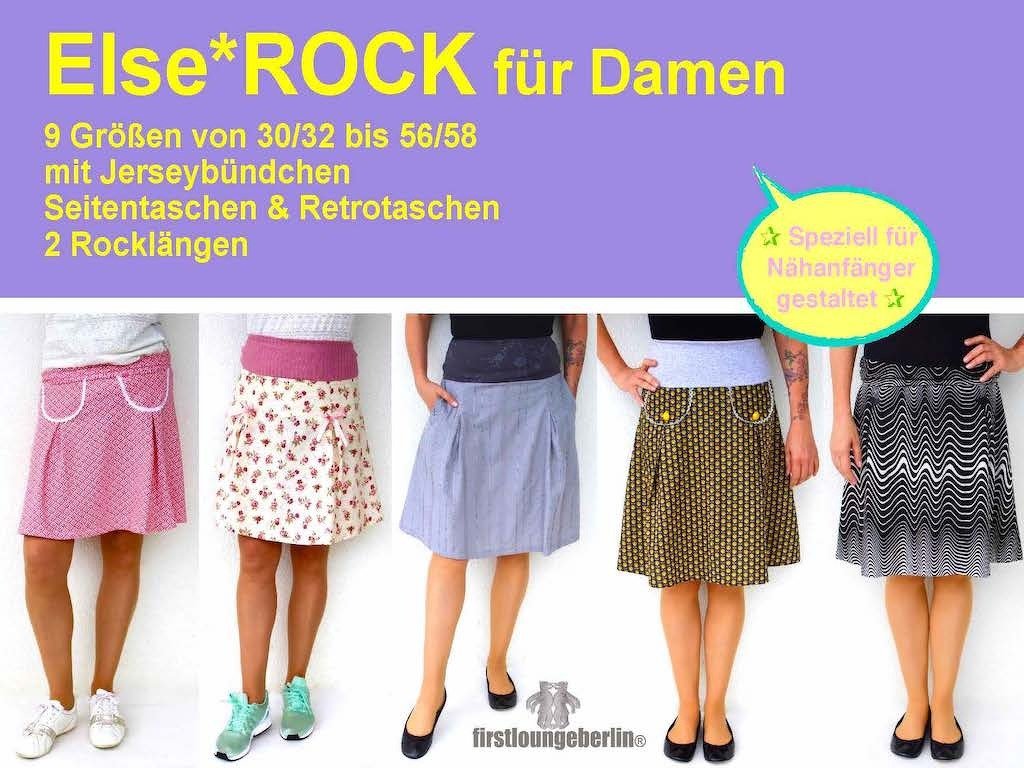 Else.ROCK Faltenrock in 2 Längen - in 9 Größen 30/32 bis 56/58 - Nähanleitung mit Schnittmuster von firstloungeberlin - Bild 14
