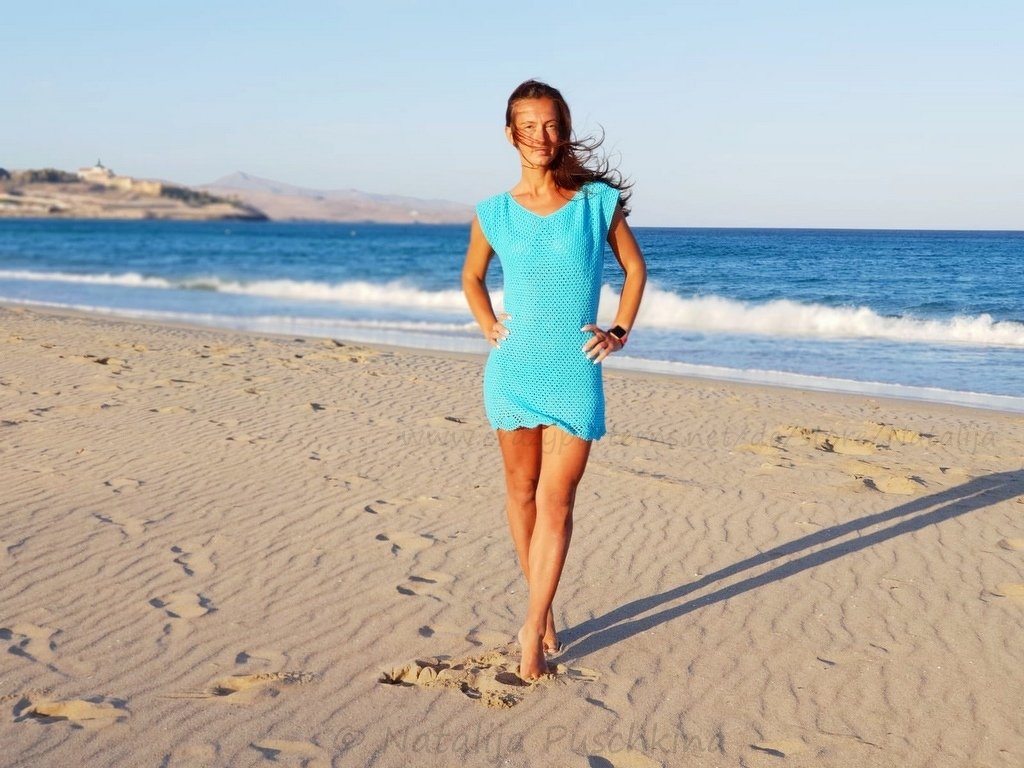 Häkelanleitung für Sommer Tunika oder Kleid - Größen 32-50 - Bild 2