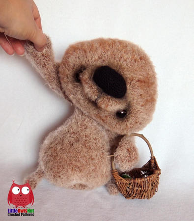 157 Crochet Pattern - Sweet Bear Mimishoon - Amigurumi soft toy PDF file by Pertseva CP