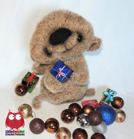 157 Crochet Pattern - Sweet Bear Mimishoon - Amigurumi soft toy PDF file by Pertseva CP