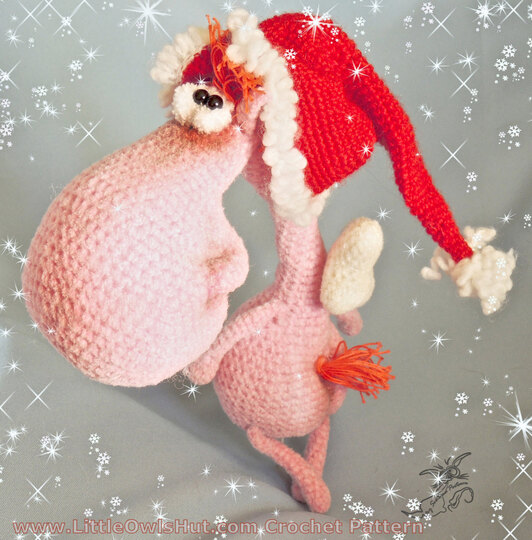 040 Crochet Pattern - Horse Glasha - Amigurumi Toy PDF file by Pertseva CP