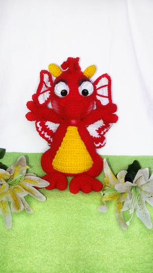 Häkelanleitung Drache 26cm!!! PDF deutsch-english by ternura amigurumi