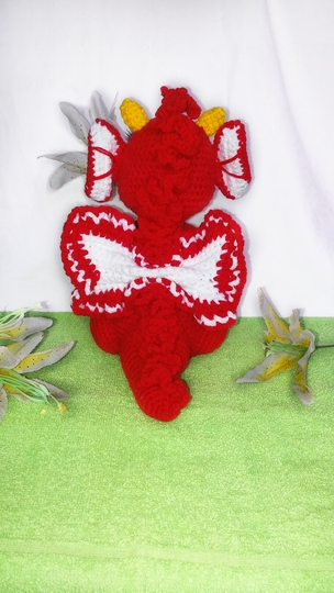 Häkelanleitung Drache 26cm!!! PDF deutsch-english by ternura amigurumi