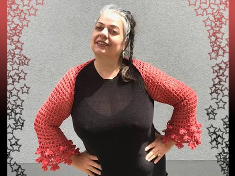 BOLERO oder  Oberarme ADE  "Koralle"