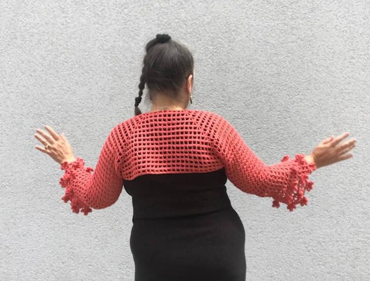 BOLERO oder  Oberarme ADE  "Koralle" - Bild 2