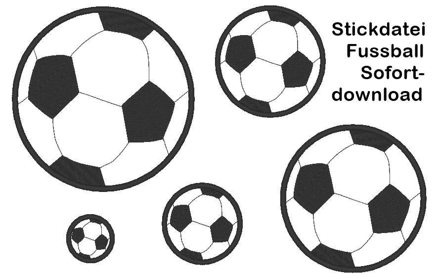 Stickdatei Fussball