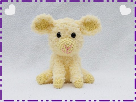 Häkelanleitung Schaf Lamm "Mäh" Glücksbringer