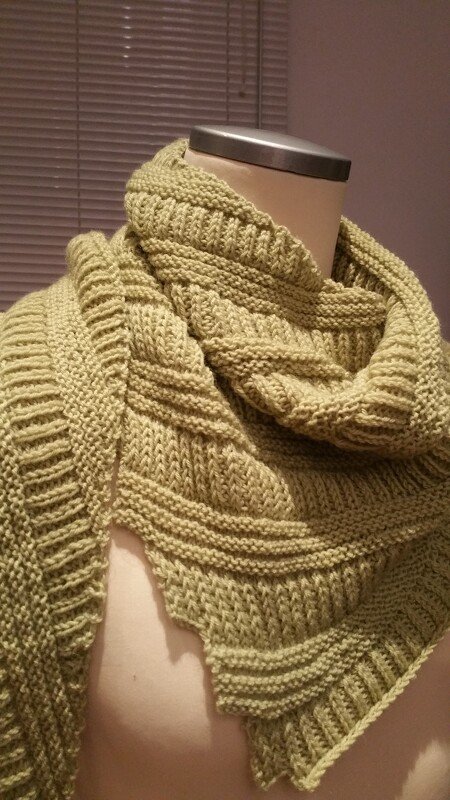 Strickanleitung Tuch Criss Coss - Bild 2