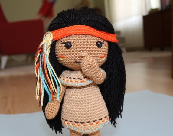 Pattern Venona - Native American Girl