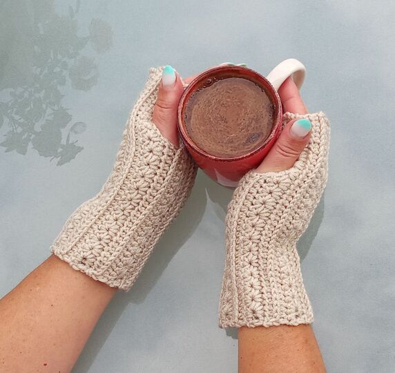 wristwarmer / fingerless mitts