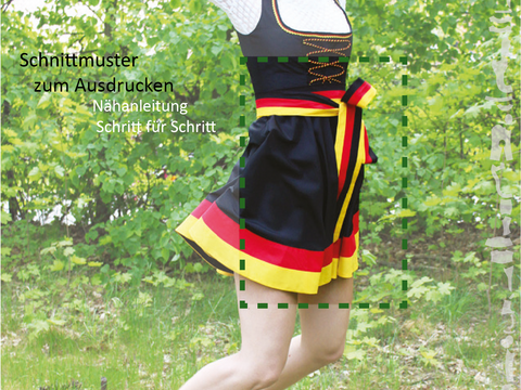 Gürtelschleife für Dirndl Gr. 34-60