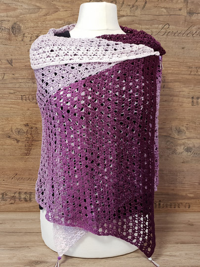 Häkelanleitung Tuch "4-You Vino"