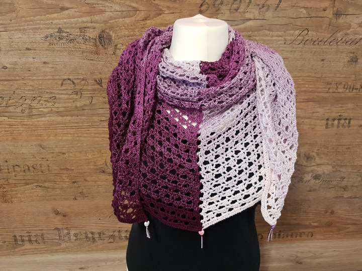 Häkelanleitung Tuch "4-You Vino"