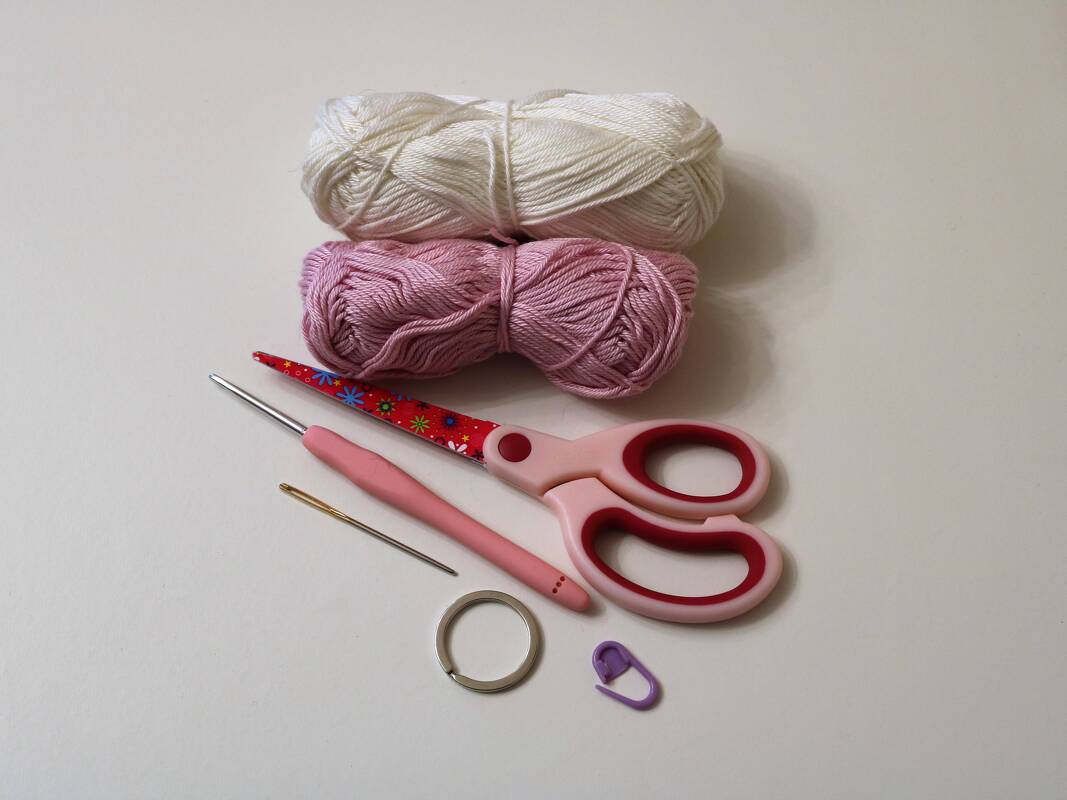 Schlüsselanhänger Blume Ø ca.5cm - Bild 2