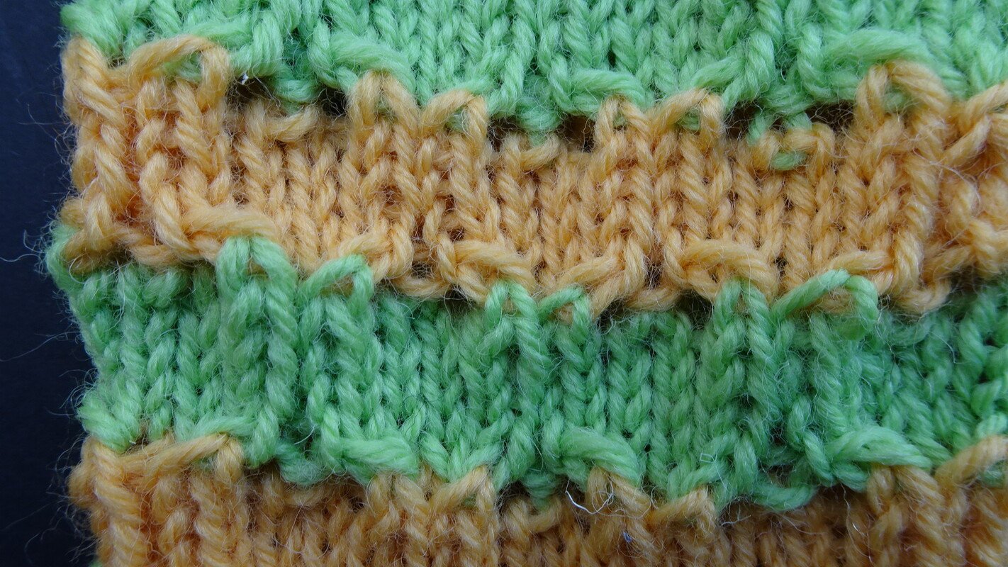 Strickanleitung für Socken mit rundem Muster für Gr. 38/39 - Bild 2