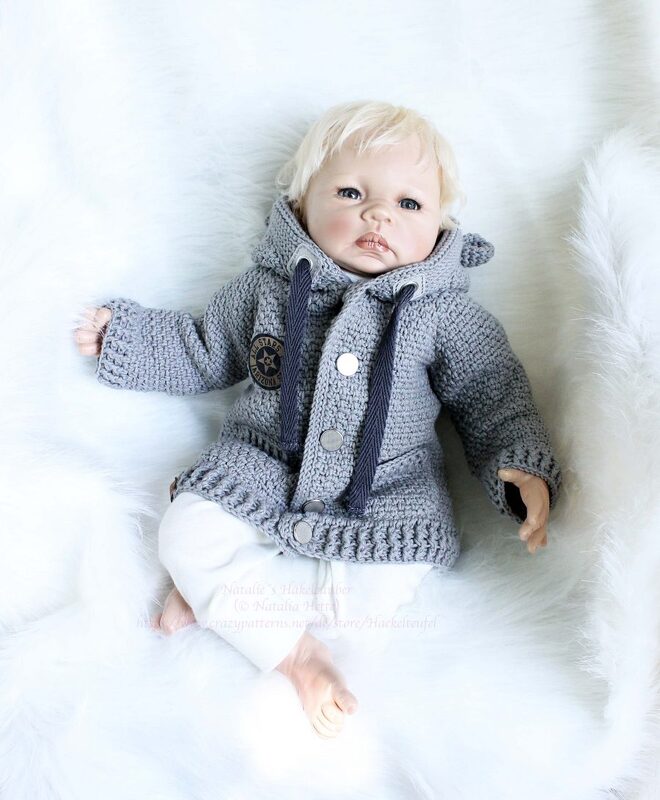 Baby & children jacket "Mouse", (Raglan, size 0 m. - 6 y.) - Image 8