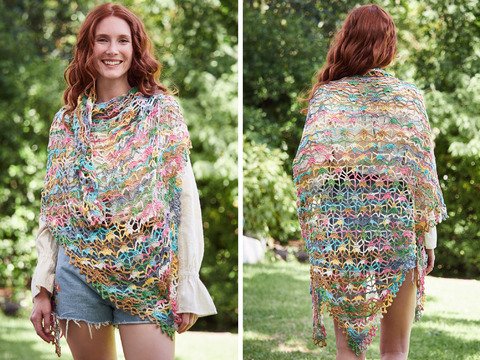 Häkelanleitung Schultertuch Florinda