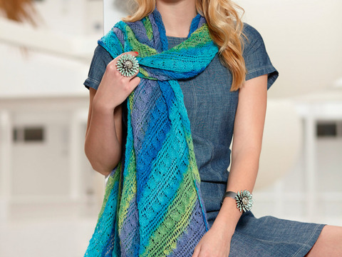 Strickanleitung Longschal Davany