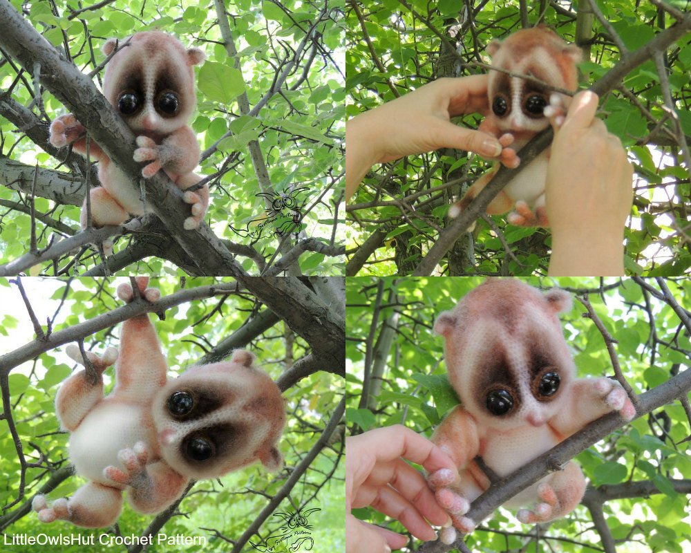 109 Crochet Pattern - Slow Loris - Amigurumi PDF file by Pertseva CP - Image 2