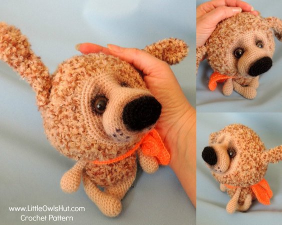 099 Crochet Pattern - Puppy Boka - Amigurumi PDF file by Pertseva CP