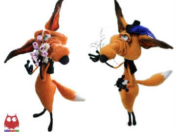 184 Crochet Pattern - Hans-Fritz von Rosenblatt the Fox - Amigurumi soft toy PDF file by Pertseva CP