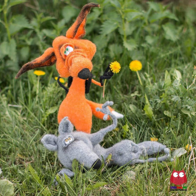 184 Crochet Pattern - Hans-Fritz von Rosenblatt the Fox - Amigurumi soft toy PDF file by Pertseva CP - Image 2