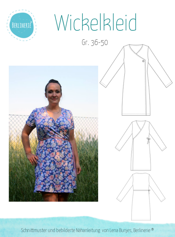 E-Book Wickelkleid Damen Gr. 36-50 Nähanleitung