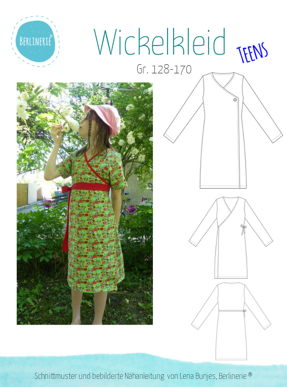 E-Book Wickelkleid Teens Gr. 128-170 Nähanleitung