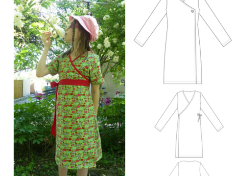 E-Book Wickelkleid Teens Gr. 128-170 Nähanleitung