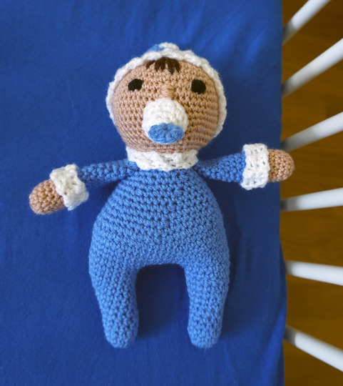 Häkelanleitung  Amigurumi Schlafpüppchen Pepè