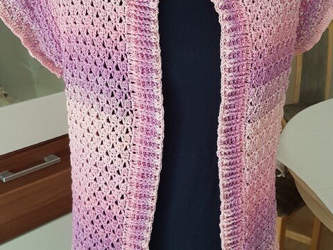 Häkeljacke „Samaya“, individuelle Größe, Häkelanleitung