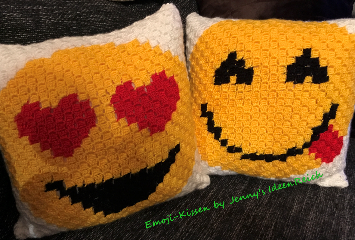 Häkelanleitung.pdf Zählmuster C2C Emoji-Kissen - Bild 2
