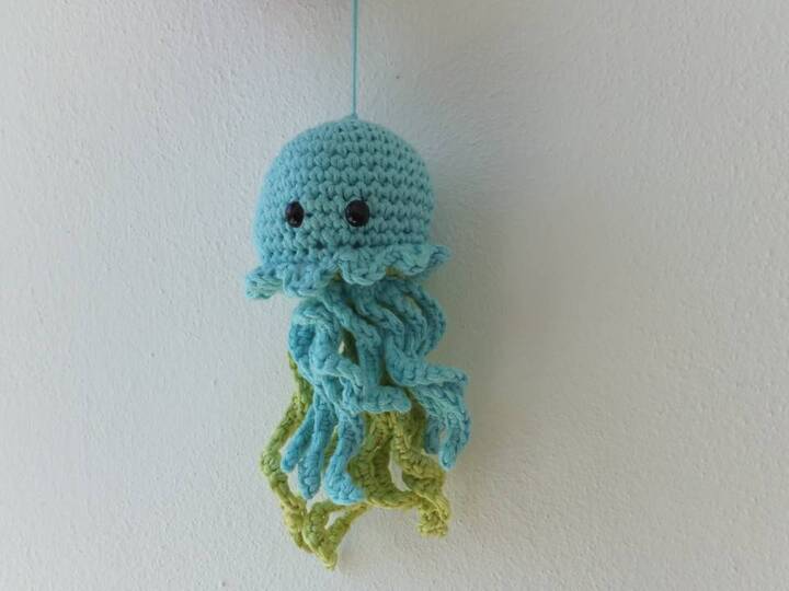 Set: Qualle Seepferdchen Krabbe