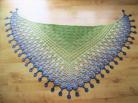 Häkelanleitung Dreieckstuch Ria