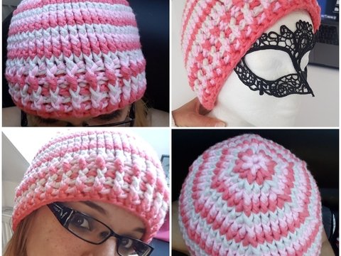 PDF Häkelanleitung - Beanie Mütze *Snowfeeling* /// Alle Größen