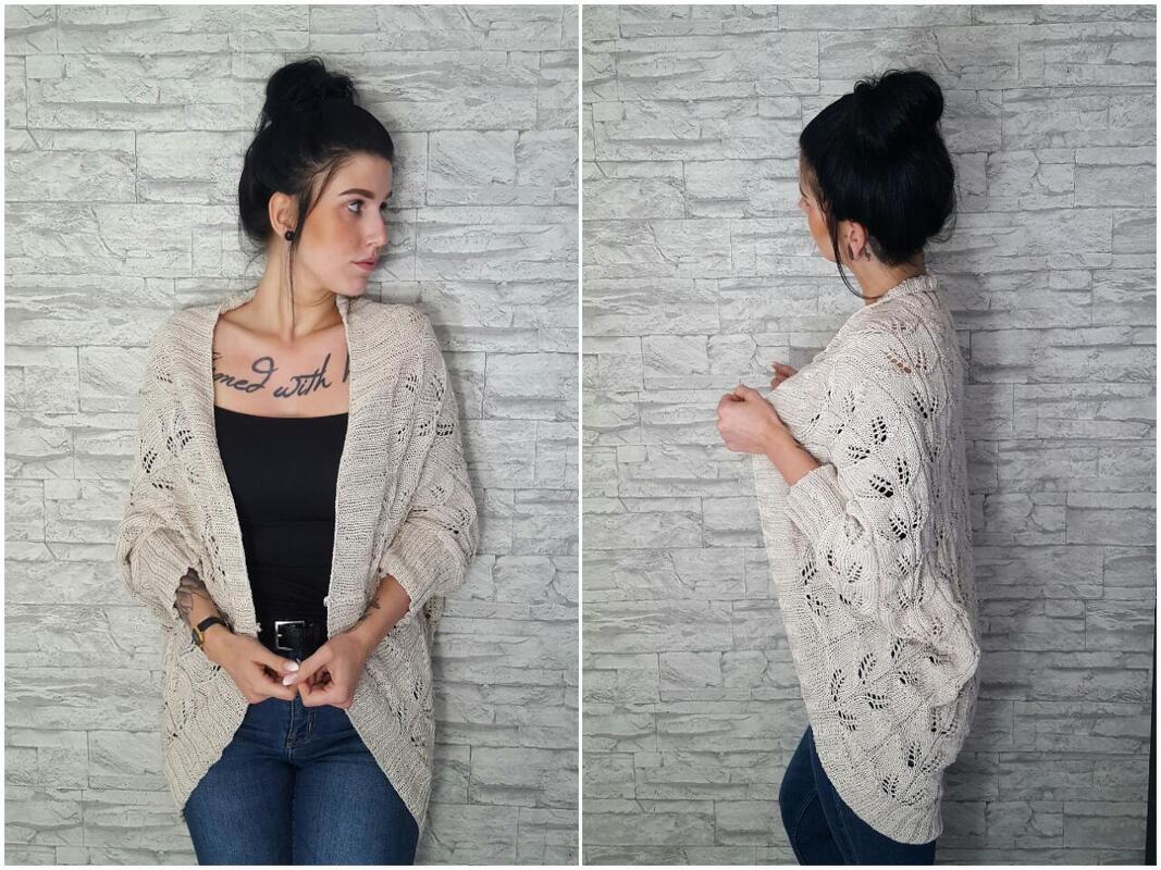 121 Strickanleitung Seelenwärmer Lochmuster Franziska